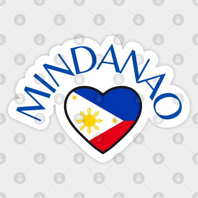 Mindanao - Love Philippine flag Sticker by CatheBelan